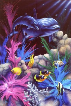 vache monde Tableau Peinture - Lahaina Harmony Monde sous marin
